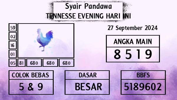 Prediksi Tennesse Evening