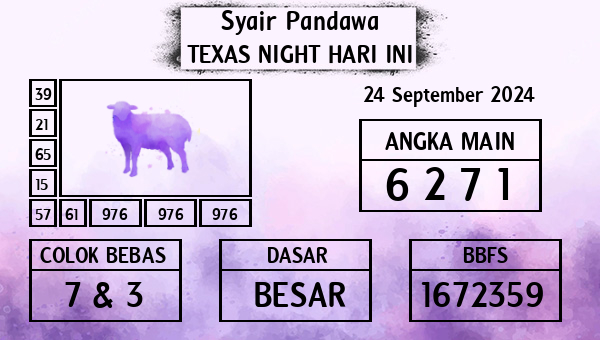 Prediksi Texas Night