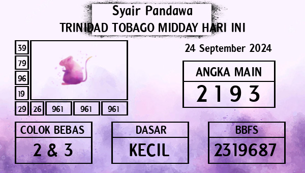 Prediksi Trinidad Tobago Midday