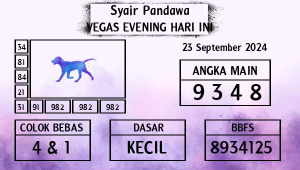 Prediksi Vegas Evening