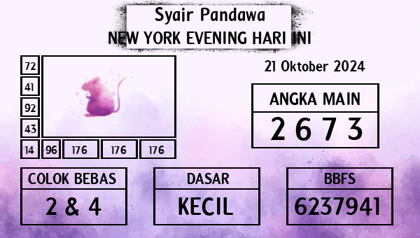 Prediksi New York Evening