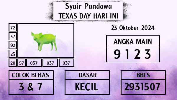 Prediksi Texas Day